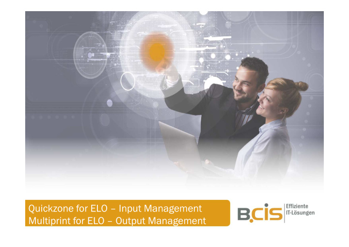 quickzone for elo input management multiprint for elo
