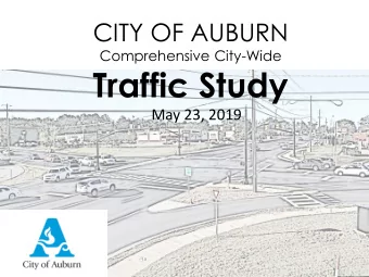 Traffic Study  May 23, 2019  Project Team  DBS  Scope of work  Task 1  Data Collection  Task 2