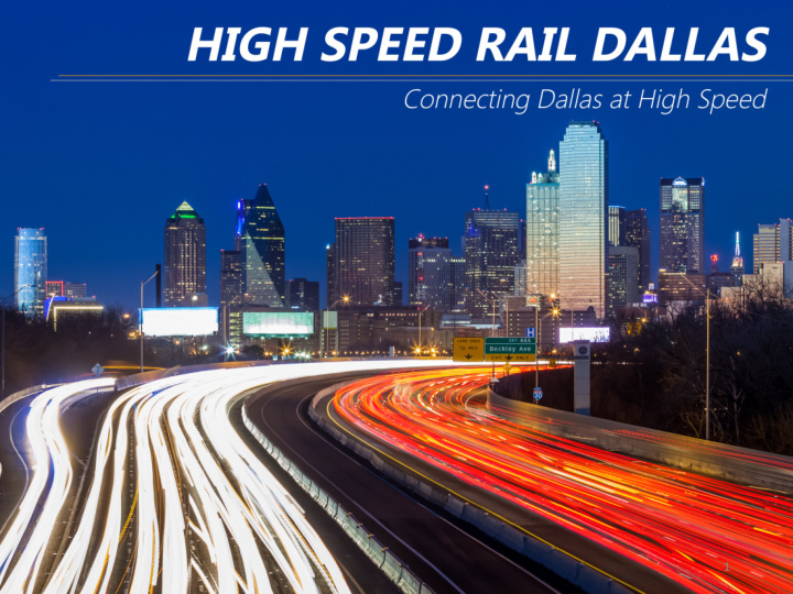 area overview high speed rail project