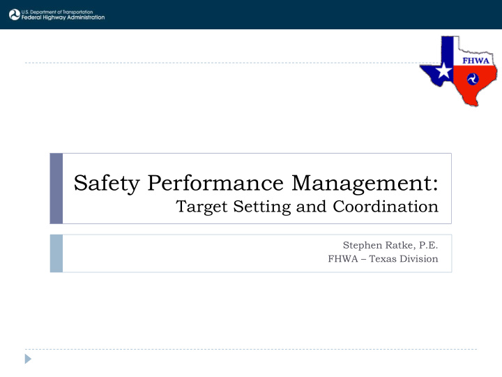safety performance management