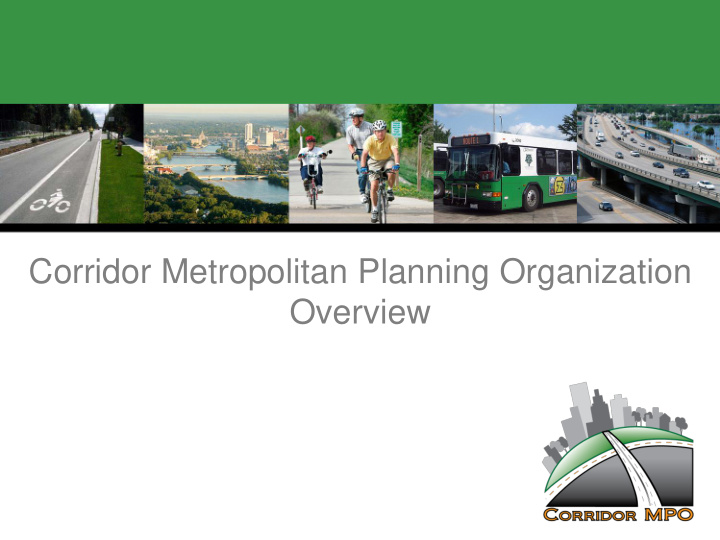 corridor metropolitan planning organization