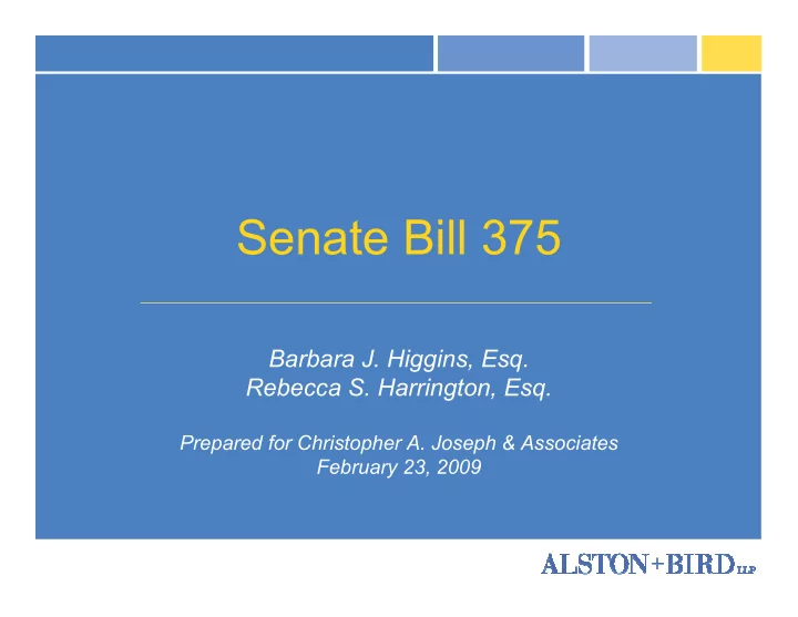 senate bill 375