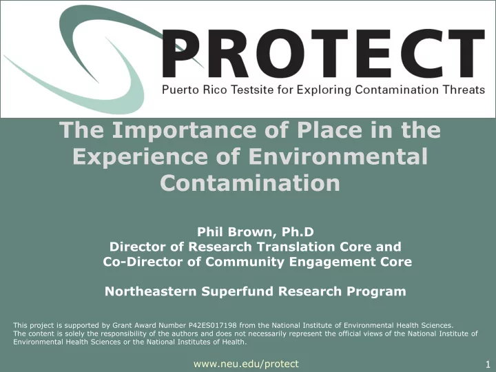 contamination