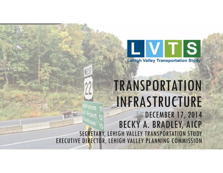 transportation infrastructure