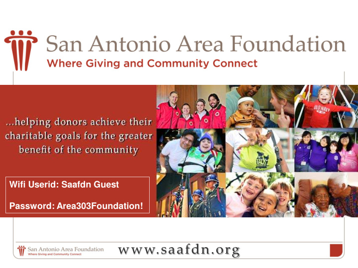 saafdn org agenda