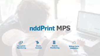 ndd P rint MPS  Complete  Stock  Events  Billing Cycle  Monitoring  Control  Monitoring  Validation