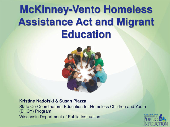 mckinney vento homeless assistance act and migrant