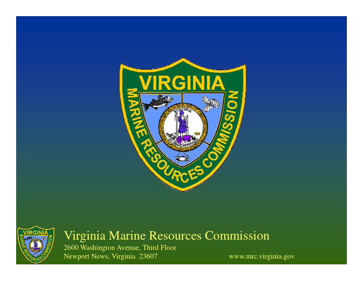 virginia marine resources commission
