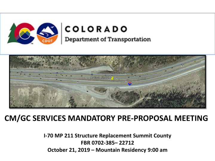 cm gc services mandatory pre proposal meeting