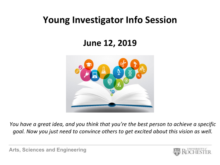 young investigator info session