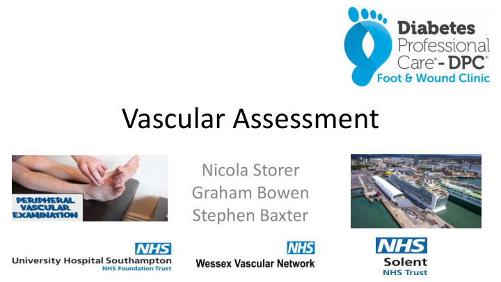 vascular assessment