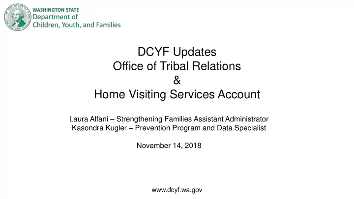 home visiting services account laura alfani strengthening