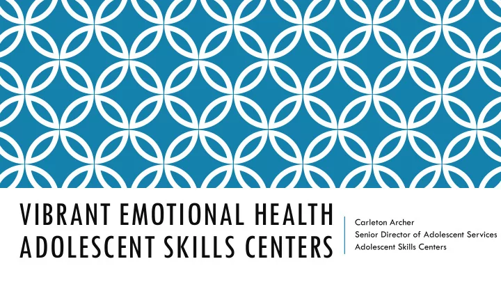 vibrant emotional health