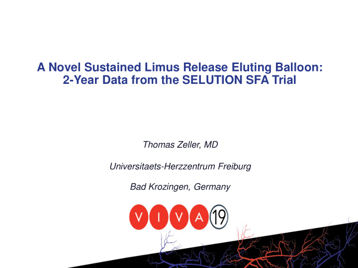 a novel sustained limus release eluting balloon 2 year
