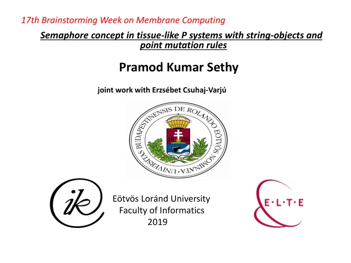 pramod kumar sethy