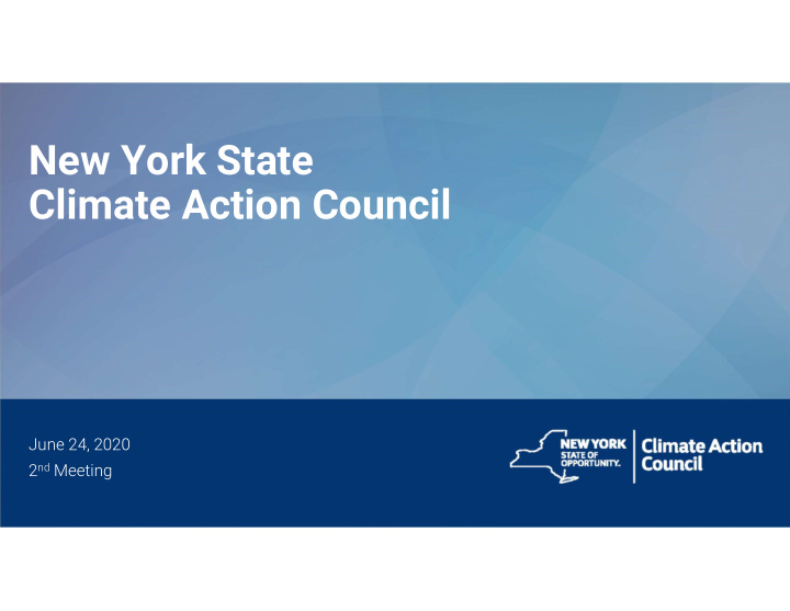 new york state climate action council