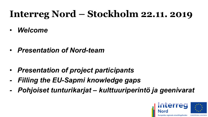 interreg nord stockholm 22 11 2019