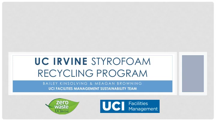 recycling program