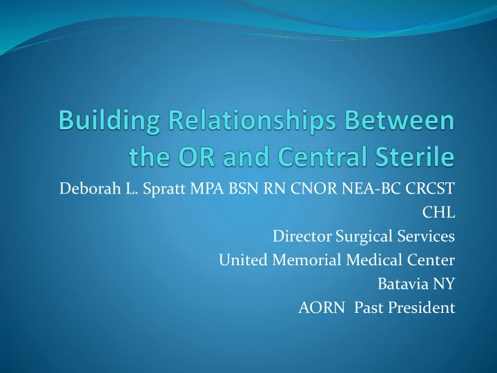 director surgical services