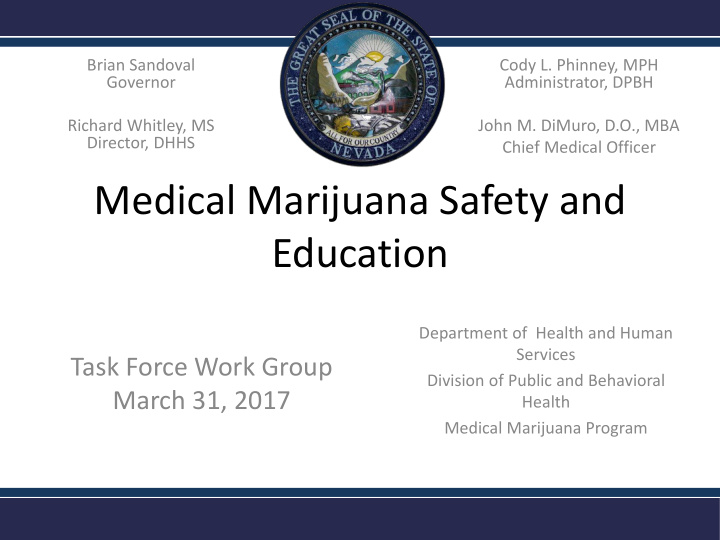 medical marijuana safety and education