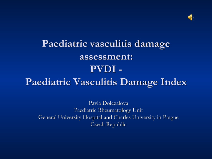 paediatric vasculitis damage