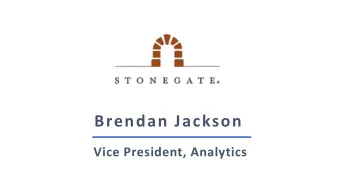Brendan Jackson  Vice President, Analytics  PDI Virtual Desktop In Docker  Innovate In Your Swarm