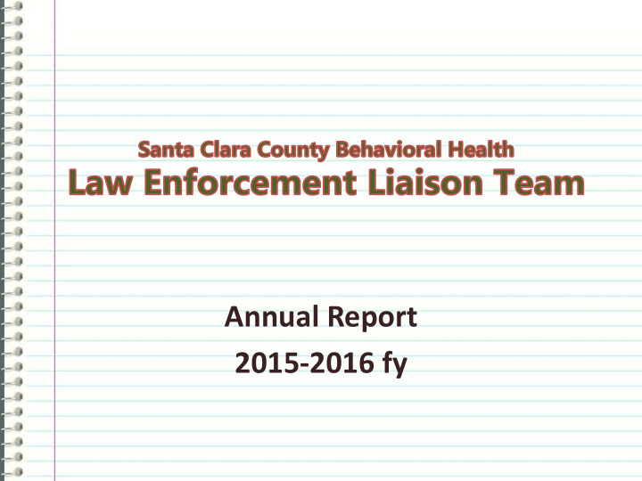 annual report 2015 2016 fy the santa clara county