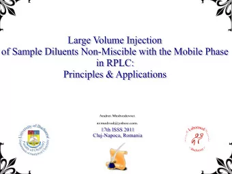 The simplest way to enhance on Sensitivity is to increase V inj !  The Golden Rule of the Thumb: