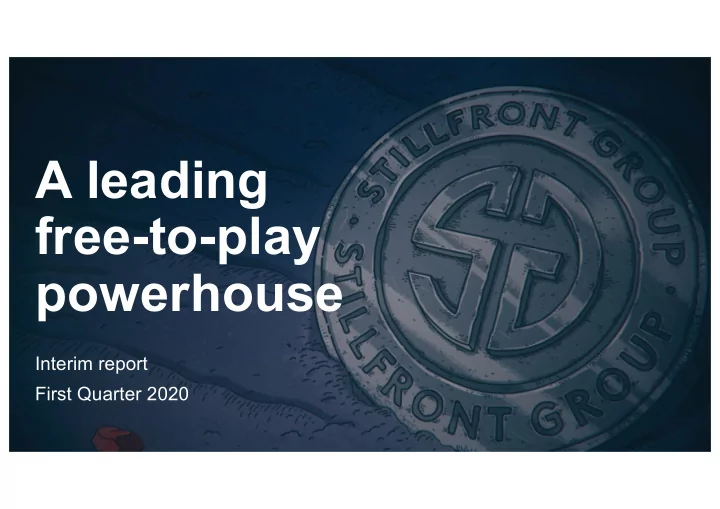 a leading free to play powerhouse