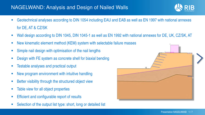 nagelwand analysis and design of nailed walls