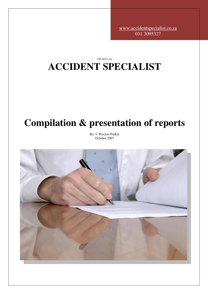 accident specialist