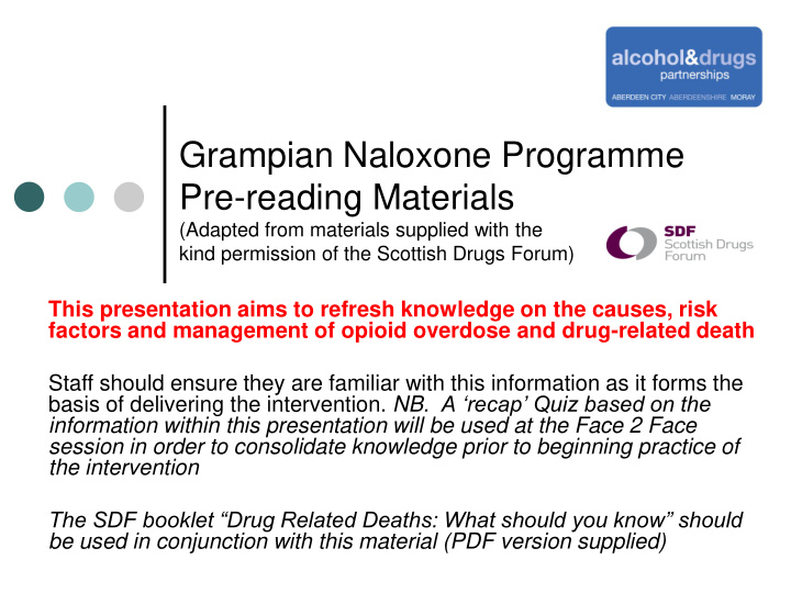 grampian naloxone programme