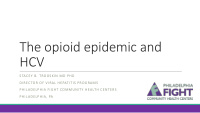 the opioid epidemic and