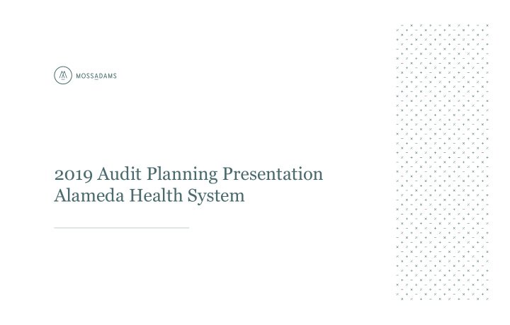 alameda health system audit committee