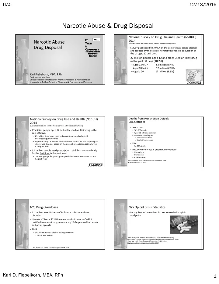 narcotic abuse drug disposal