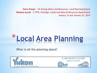 4.  presents plan options  5.  develops a draft plan  6.  recommends the plan for  approval to