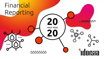 20  HALF YEAR  20  The following information contains certain forward-looking statements,