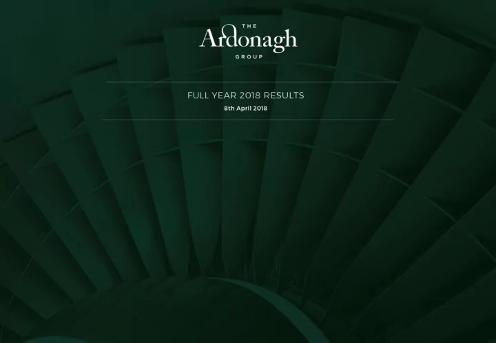 full year 2018 results