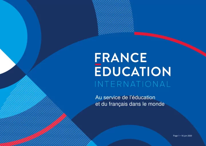 et du fran ais dans le monde