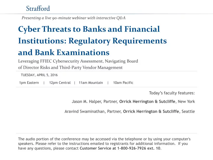 and bank examinations