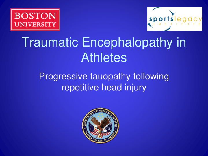 traumatic encephalopathy in athletes