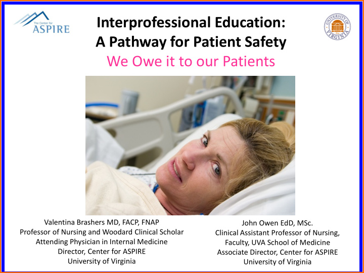 interprofessional education a pathway for patient safety