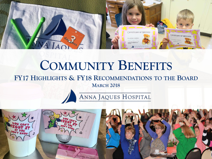 community benefits program at anna jaques hospital