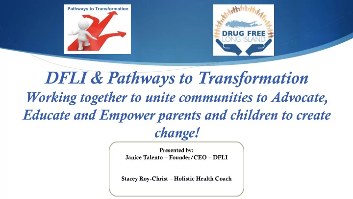 dfli amp pathways to transformation