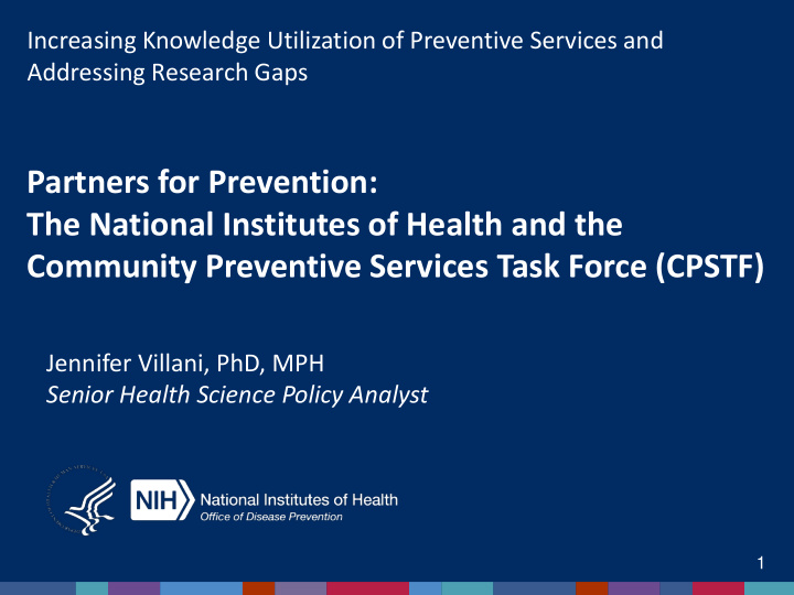 community preventive services task force cpstf