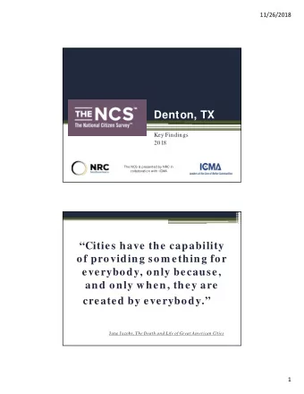 created by everybody.  Jane Jacobs, The Death and Life of Great Am erican Cities  1