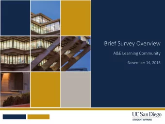 National  l Survey of  of Stu  tudent  Nati  tional  l Res  esea  earch Cou  Council, 2013
