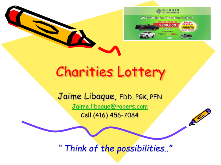 charities lottery