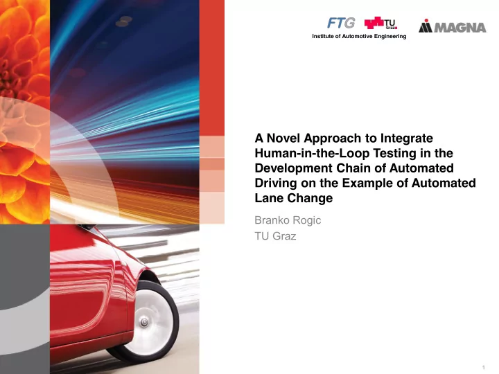 a novel approach to integrate human in the loop testing