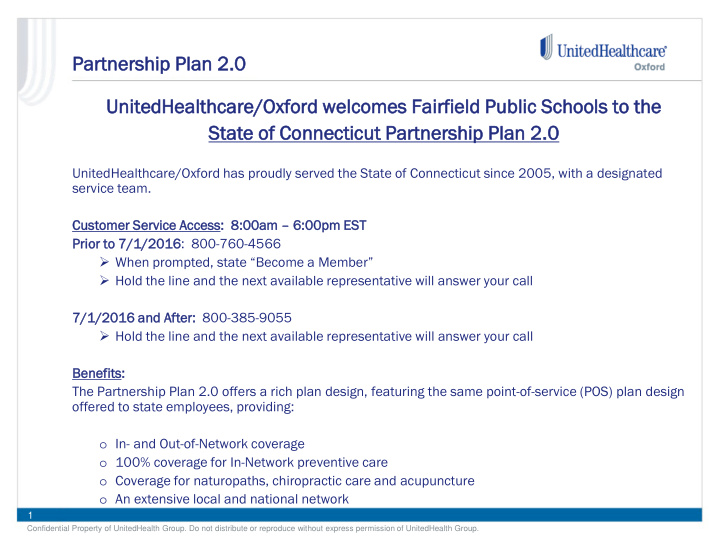 unitedhealthcare oxford has proudly served the state of